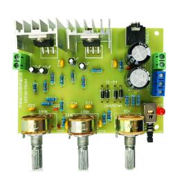 Kit Amplificador Eletrônico Dual Channel, Carcaça Transparente, Áudio, Soldagem Eletrônica, Montagem, Exercício, DIY, TDA2030 - Image 4