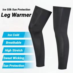 Verão ciclismo perna mangas de compressão esportes ao ar livre secagem rápida proteção do joelho leggings correndo basquete anti pernas antiderrapante - Image 1