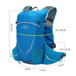 Mochila De Hidratação Leve, Pacote De Hidratação, Bexiga De Água, Mochila De Caminhada, 16L - Image 6