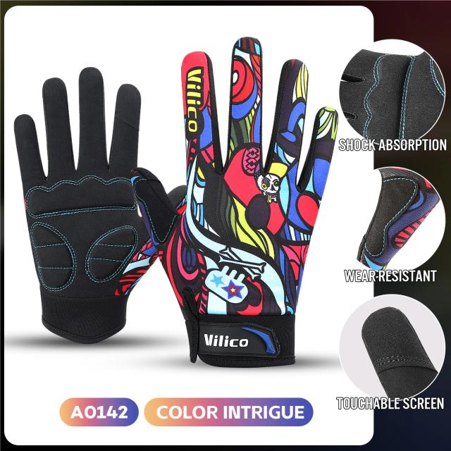 Luvas de Ciclismo Antiderrapante com Tela de Toque