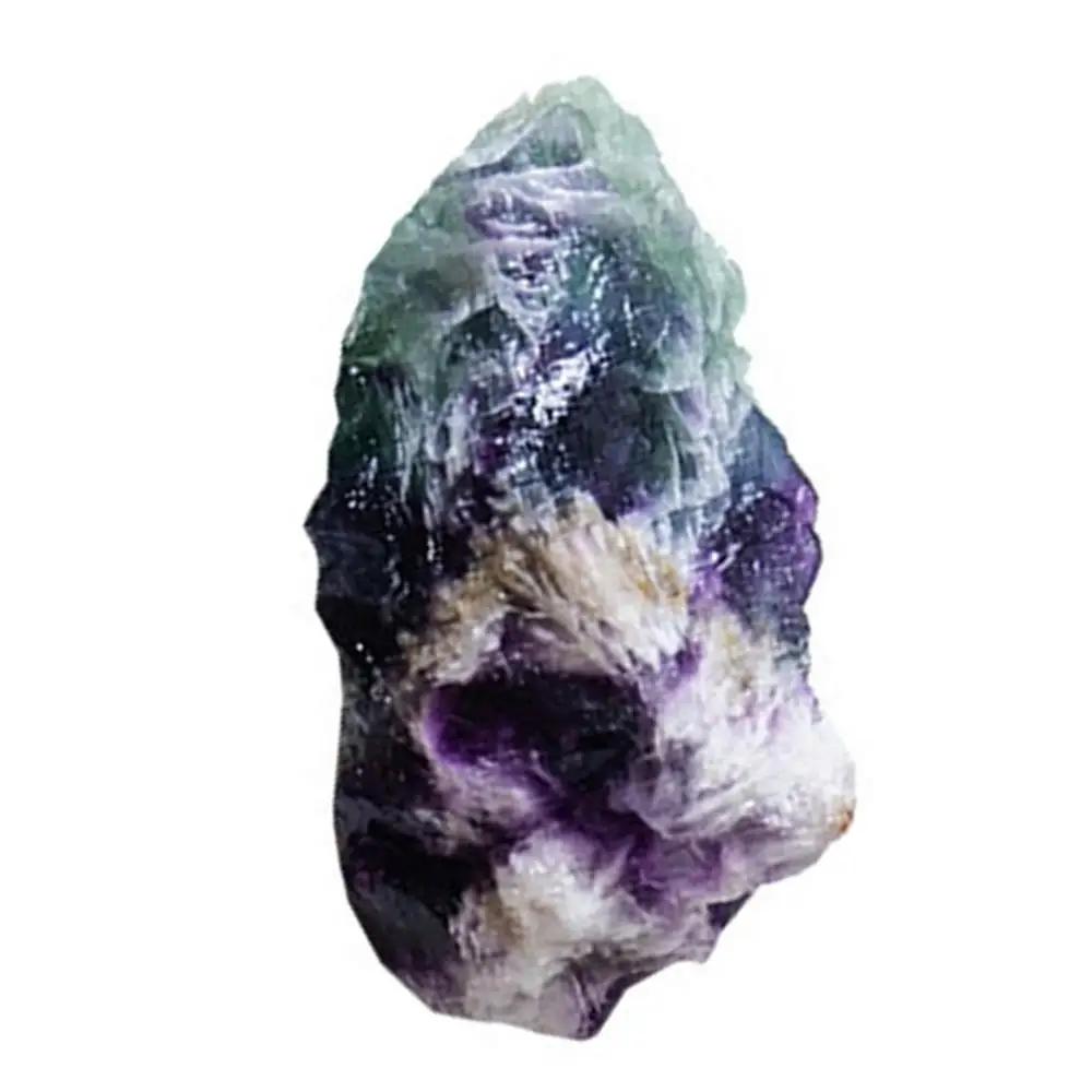 Cristais de fluorite naturais pedras ásperas cristais roxos pedras preciosas colecionáveis espécimes mineral cura decoração casa - Image 1