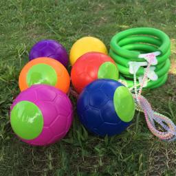 Clássico pular bola para esportes ao ar livre, 1 parte, exercício, coordenação, força, reação, treinamento, balanço - Image 4