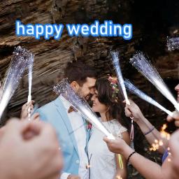24-100 pçs varas de brilho branco 3 modelos de casamento sparklers varinhas de fibra óptica varas iluminar varas de luz led varinhas de luz chá de panela - Image 2