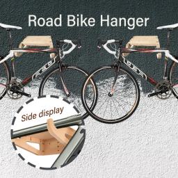 Bicicleta de madeira para bicicleta de garagem, ganchos suspensos, acessórios para bicicletas, suporte, mountain road, bicicletas híbridas - Image 4