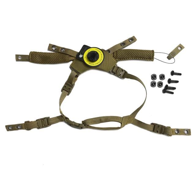 Capacete Tático para Airsoft e Paintball com Sistema de Suspensão e Almofadas de Proteção em Espuma de Memória MICH ACH Wendy Rápido