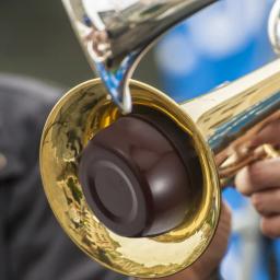Trombone mudo tuba chifre francês acessórios instrumento musical trompeteordina para prática de som alto - Image 5