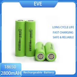 EVE 18650 29V 2850mah 3.6V INR Bateria Lanterna Baterias Recarregáveis - Image 1