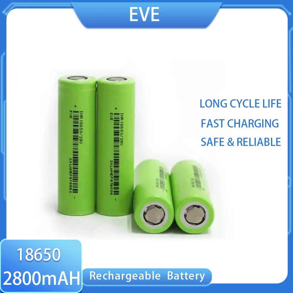 EVE 18650 29V 2850mah 3.6V INR Bateria Lanterna Baterias Recarregáveis - Image 1