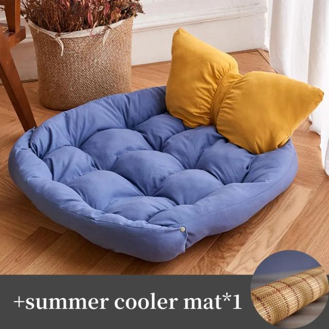 Cama lavável e macia para cães de todos os tamanhos: conforto para seu pet em sofá e canil