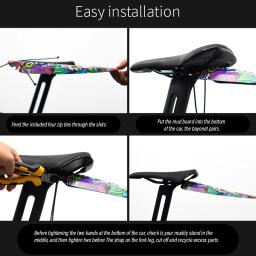 Guarda-lamas traseiro CNC para bicicleta de estrada e mtb, tipo almofada, mtb, mtb, acessórios de bicicleta, liberação rápida - Image 6