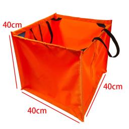 3 cores de náilon dobrável cubo escalada arborist lance linha corda dobrável saco armazenamento para acampamento caminhadas escalada acessório - Image 3