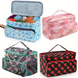 Bolsa de armazenamento de fios de grande capacidade – Organizador perfeito para entusiastas de artesanato – Armazenamento seguro de fios, agulhas e suprimentos de costura - Image 6