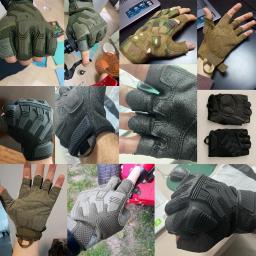 Luvas meio dedo táticas, luvas sem dedos, esportes ao ar livre, combate, caça, tiro, paintball, airsoft, trabalho de bicicleta, antiderrapante - Image 2