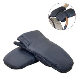 Luvas impermeáveis para homens e mulheres, aquecedores de mão, acessório para carrinho, inverno, 2 peças - Image 2