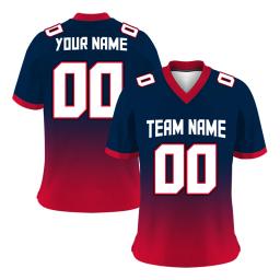 Futebol americano Jersey para homens, nome personalizado da equipe, moletom clássico Gaa, sublimação blusa em branco, camiseta Sportwear - Image 6