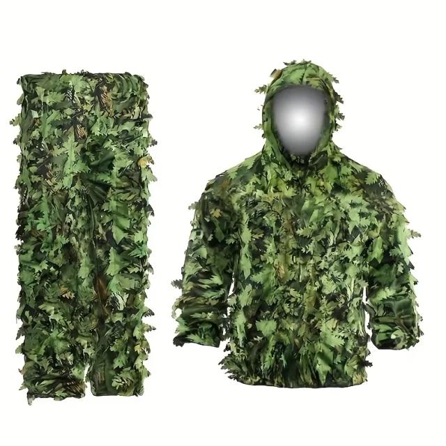 Terno Ghillie Camuflagem Floresta Universal 160-180cm
