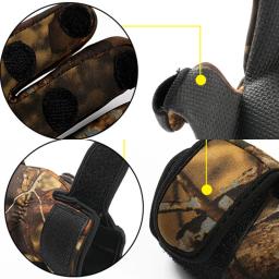 Novo 3 dedo mais curto luvas de pesca à prova dwaterproof água caça luvas antiderrapantes tiro camo sem adesivo - Image 2