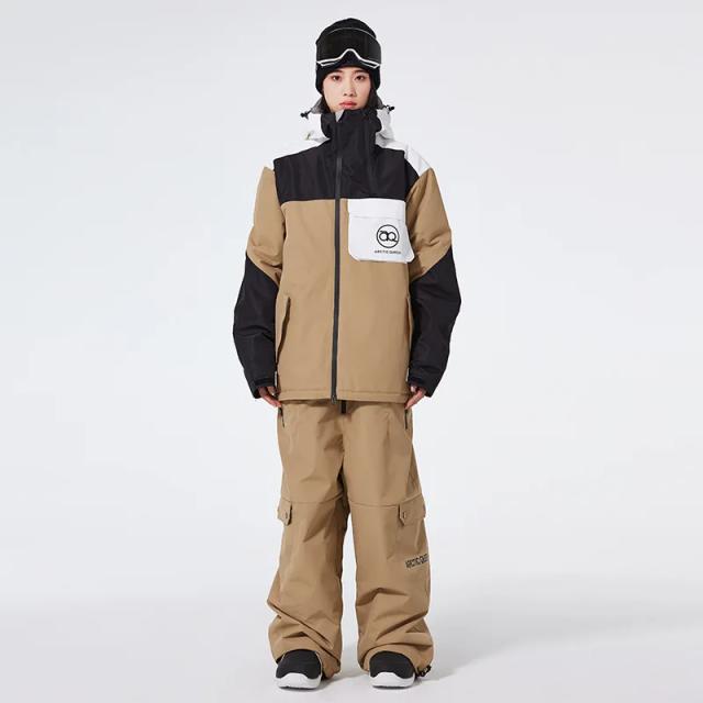 Conjunto de Roupa de Esqui Masculino e Feminino para Neve - Jaqueta e Calça para Snowboard - Inverno