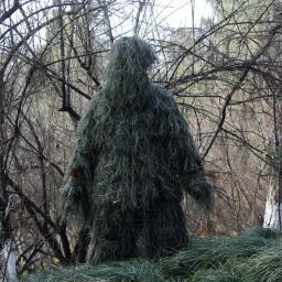Terno Ghillie tático para caça, Roupas de camuflagem, Traje ao ar livre, Equipamento uniforme, 3D, Deserto, Fatos Selva, Sniper Militar, Floresta - Image 5