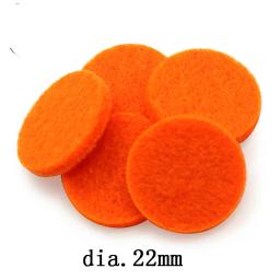 Feltro de lã redonda grossa para artesanato, material de feltro colorido, tecido de costura DIY para brinquedos e bolsas, apliques Headwear, 3mm, 100pcs - Image 3