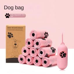 Saco De Cocô Degradável para Animais De Estimação, Dog and Cat Poop Bag, Suprimentos de limpeza ao ar livre, Proteção ambiental - Image 1
