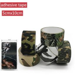 Fita adesiva camuflada 5m, à prova d'água para caça, bandagem militar furtiva, 0.05m x 5m /2 polegadas x196 polegadas - Image 1
