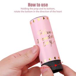 Canhão Confete para Celebração, Canhão Portátil, Fogo de Artifício, Graduação, Natal, Aniversário, Fontes De Festa De Casamento, 5PCs - Image 4