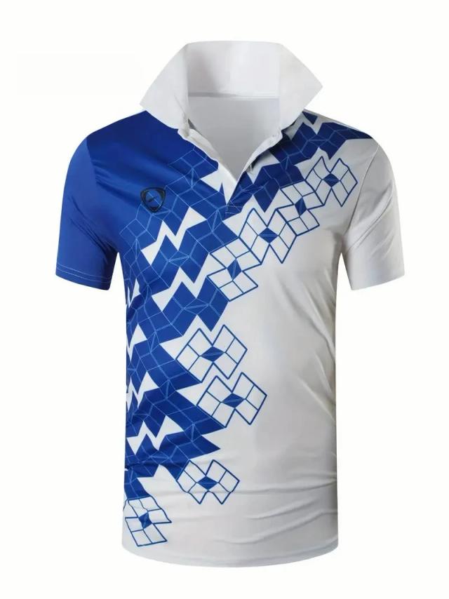 Camisa Polo Masculina Casual de Verão 2024 - Estilo Esportivo e Conforto em Manga Curta
