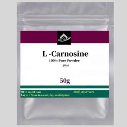 L-carnosina pó, Promove o metabolismo celular, Nutriente da pele, L-carnosina - Image 1