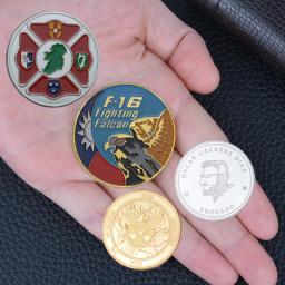3D Liga De Zinco Moeda, Ouro, Prata, Esmalte De Metal, Coleção Desafio Moeda, Personalizado Seu Próprio Logotipo, Fabricante - Image 4