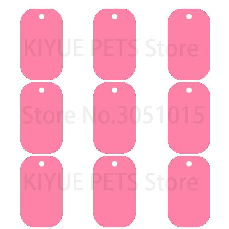Personalizado alumínio Dog ID Tags, gravado Pet nome, redonda placa de identidade militar, personalizado Dog ID Tags, Pet Name Phone, atacado, 100pcs - Image 1