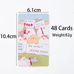 Adivinhação jogo de cartas, novo estilo, gato, oráculo, festa, entretenimento, jogo de tabuleiro, 10,4x6,1 cm, 48 cartas - Image 4