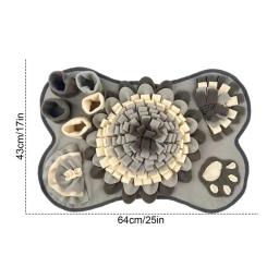 Tapete Snuffle para cães e gatos, jogo interativo para o tédio, gato e cachorro Puzzle, almofada de alimentação lenta, jogo interativo, 25x17" - Image 6