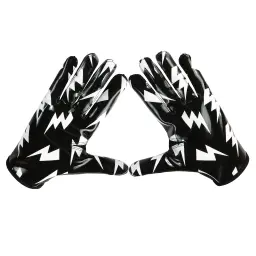 Luvas de futebol americano, bandeira americana, o preço é para 5 pares, frete grátis, 1 par por saco, 5 pares por pacote - Image 3