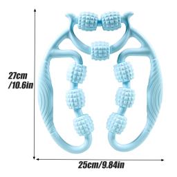 Rolo de massagem anti-celulite massageador corpo perna emagrecimento rolo dispositivo de treinamento de yoga em forma de u pilates rolo de relaxamento muscular - Image 2