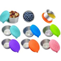 Recipiente De Alimento De Aço Inoxidável Caixa De Lanche De Frutas Pequena Caixa De Armazenamento Congelador Crisper Criança Ao Ar Livre Almoço Comida Fresca Bento Box - Image 4