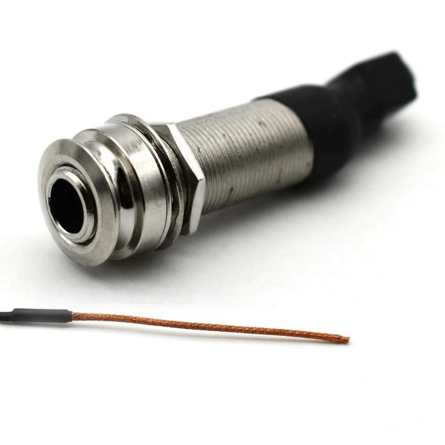 Captador Piezoelétrico para Violão e Ukulele com Jack 6.35mm - Som Puro e Potente