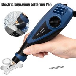 Micro gravador elétrico caneta, DIY gravura máquina Kit, ferramenta rotativa para metal vidro madeira jóias, Lettering Pen, Mini - Image 1