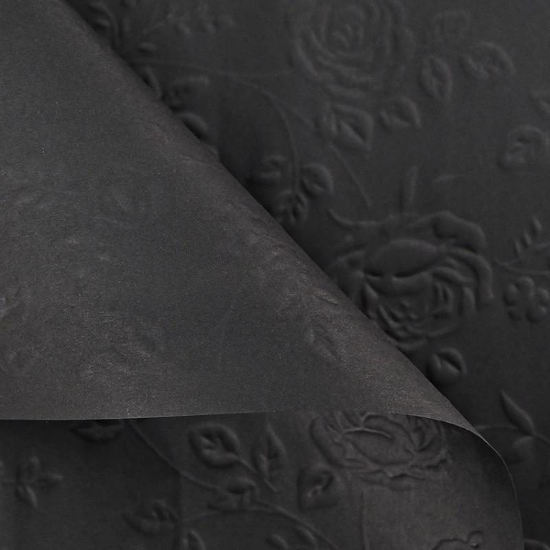 Papel de arte texturizado convexo, 10 peças 58*58cm, à prova d'água, papéis de embalagem de flores, buquê de flores, papel de embalagem tridimensional - Image 1