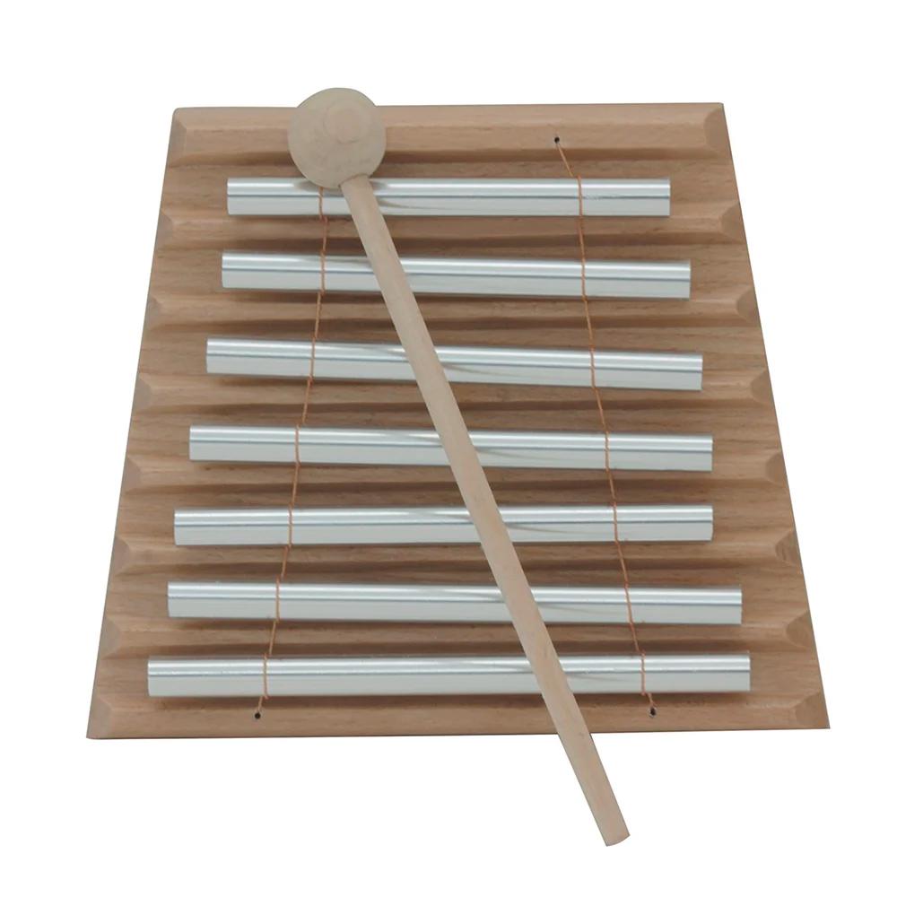 M mbat 7-tones carrilhões meditação sino de vento alta qualidade crianças brinquedo musical educacional instrumento de percussão com martelo - Image 1