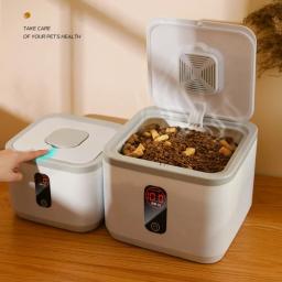 Recipiente De Armazenamento De Alimentos Para Animais De Estimação, Balde De Comida De Gato Seco Com Tampa À Prova De Insetos, Caixa De Arroz, Frasco Selado De Grão - Image 2