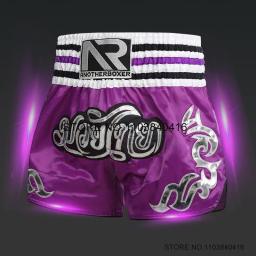 Calções de Boxe Masculino e Feminino, Roupa de Treino Artes Marciais, Calções Kick Boxing, Agarra Ginásio, Gaiola Kickboxing, Calças Lutadoras, Muay Thai - Image 6