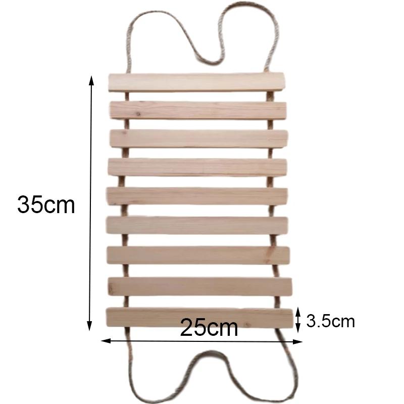 Cat Bridge for Cats Cage, Sisal Wooden Rope Ladder, Pet Furniture, Kitten Step, Scratcher Post, Kitten Toys, Tree, Vários tamanhos - Image 1