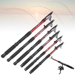 Portátil telescópico Pesca Rod, Fibra de vidro ao ar livre, Pesca Rod Mar, Spinning Rod, duro e durável Pólo, Tackle Tools, 1.5-3.0m - Image 5
