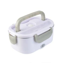 Lancheira portátil do aço inoxidável, aquecedor do alimento com adaptador e tomada do carro, calefator durável e versátil da refeição, 110V - Image 2