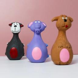 Brinquedo sonoro interativo para pet, suprimentos para dentição, látex natural, cachorro para cachorro pequeno, resistente a mordida - Image 2