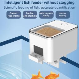Alimentador Automático de Peixes com Wi-Fi, Timing Inteligente, Alimentador Goldfish, Grande Capacidade, Aplicativo para Celular, Aquário, 100ml - Image 1