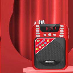 K5 30W Amplificador De Rádio Professores Guia Especial LED de alta potência Speaker Amplificador De Gravação USB TF cartão Leitor De Música Portátil - Image 6