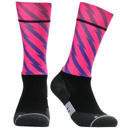 Seamless Anti-Slip Ciclismo Meias, Equipe de bicicleta profissional, Aero Socks, Desporto ao ar livre, Estrada Bicicleta, Unisex Meias Compressão, Novo, 2024 - Image 3