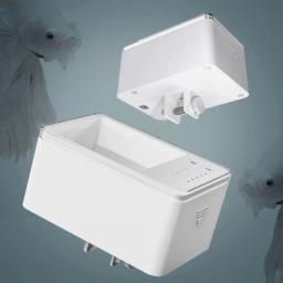 Alimentador automático de peixes digital inteligente com temporizador, LED Aquarium Tanque, Food Dispenser, Pet Feeding, 500ml - Image 5